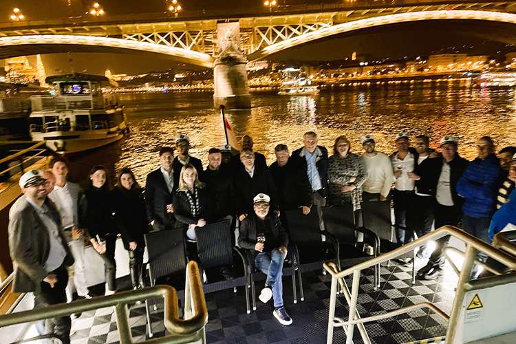 Corporate captains on board, team building boat tour