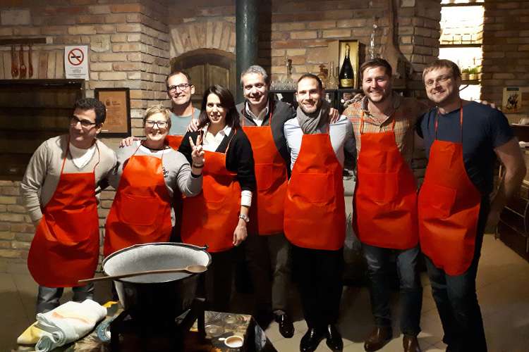 The red team of the Gastro Night 