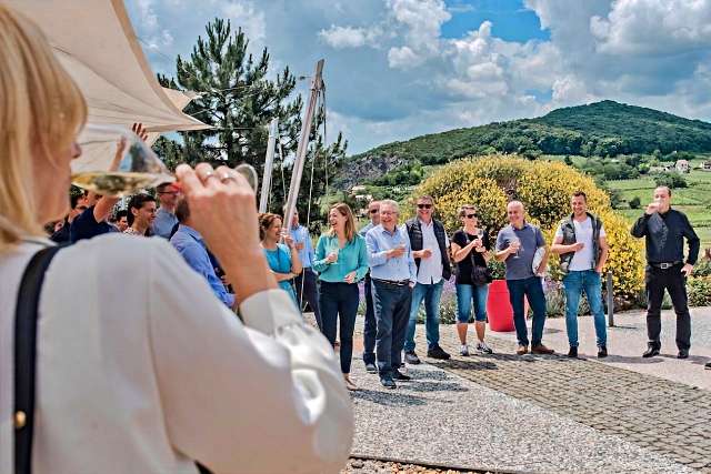 Wine tasting team - Hungary countryside